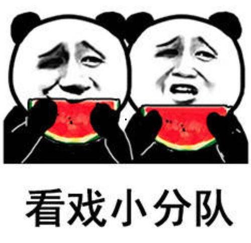 别人发一个吃瓜的表情过来